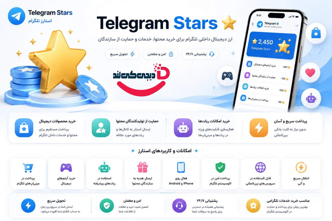 تلگرام پرمیوم بدون لاگین (3 - 6 - 12 ماهه) (تخفیف) 